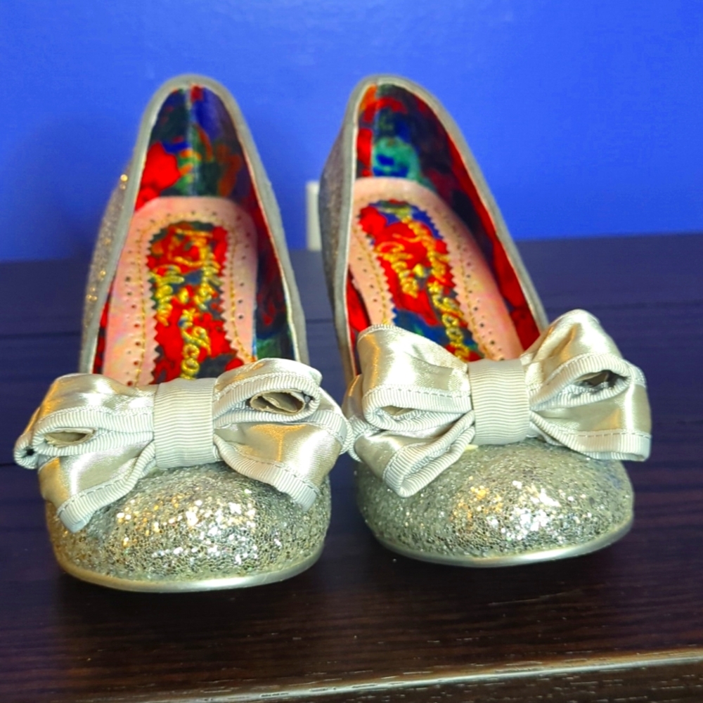 Irregular Choice Silver Ban Joes - Picture 2 of 6